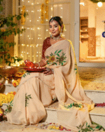 Brown Color Georgette 1 - Minute Ready to Wear Saree with Fully Stitch Blouse (Free Size) Up to 44 - Image 5