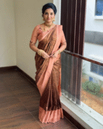 Brown Color In Demand Soft Banarasi Silk Saree with Classy Bloue Piece - Image 2