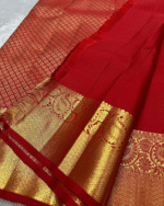 Red Color Customer Favorite Soft Banarasi Silk Saree with Classy Bloue Piece - Image 2