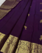 Purple Color Most Wanted Soft Banarasi Silk Saree with Classy Bloue Piece - Image 5