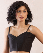 White Color Mulmul Cotton 1 - Minute Ready to Wear Saree with Pocket and Blouse Piece - Image 5