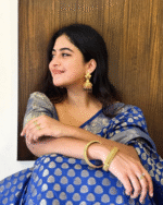 Blue Color Latest Drop Soft Banarasi Silk Saree with Classy Bloue Piece - Image 6