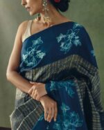 Blue Color Customer Favorite Soft Banarasi Silk Saree with Classy Bloue Piece - Image 7