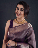 Dark Purple Color Now Available Soft Banarasi Silk Saree with Classy Bloue Piece - Image 2