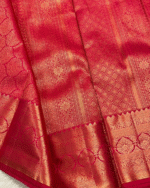 Red Color Latest Add Soft Banarasi Silk Saree with Classy Bloue Piece - Image 3
