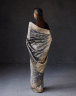 Black Color Latest Arrival Soft Banarasi Silk Saree with Classy Bloue Piece - Image 5