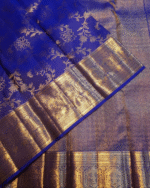 Blue Color Best Seller Pure Golden Zari Work Soft Banarasi Silk Saree with Classy Bloue Piece - Image 2