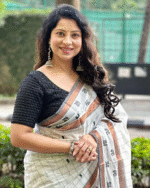 White Color Luxury Edition Soft Banarasi Silk Saree with Classy Bloue Piece - Image 2