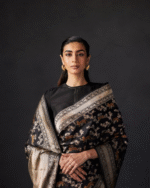 Black Color Most Wanted Soft Banarasi Silk Saree with Classy Bloue Piece - Image 2