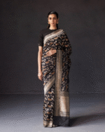 Black Color Most Wanted Soft Banarasi Silk Saree with Classy Bloue Piece