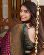 Purple Color Latest Drop Soft Banarasi Silk Saree with Classy Bloue Piece - Image 6