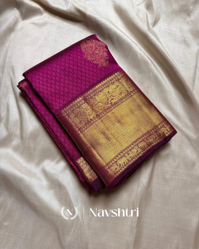Pink Color New Drop Pure Golden Zari Work Soft Banarasi Silk Saree with Classy Blouse Piece - Image 2