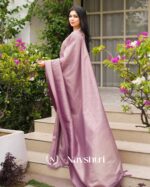 Light Purple Color Fresh Arrival Soft Banarasi Silk Saree with Classy Blouse Piece - Image 6