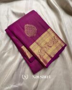 Rani Pink Color Just In Pure Golden Zari Work Soft Banarasi Silk Saree with Classy Blouse Piece - Image 2