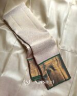 Cream Color Color Viral Pure Golden Zari Work Soft Banarasi Silk Saree with Classy Blouse Piece