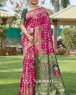 Pink Color In Demand Soft Banarasi Silk Saree with Classy Blouse Piece - Image 2