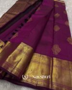 Pink Color New Drop Pure Golden Zari Work Soft Banarasi Silk Saree with Classy Blouse Piece - Image 4