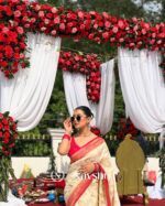 Cream Color Now Available Soft Banarasi Silk Saree with Classy Blouse Piece - Image 5