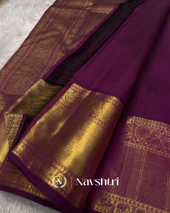 Pink Color New Drop Pure Golden Zari Work Soft Banarasi Silk Saree with Classy Blouse Piece - Image 5