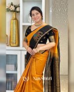Yellow Color Recently Launched Soft Banarasi Silk Saree with Classy Blouse Piece - Image 2
