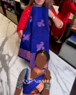 Supernal Roay Blue Color Soft Banarasi Silk Saree With Pure Golden Zari Work & Classy Blouse Piece - Image 4