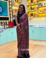 Multy Color Color 1 Minute Ready to Wear Digitial Printed Crape Silk Saree - Image 2
