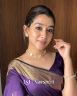 Purple Color Premium Cotton Silk Saree With Classy Blouse - Image 2