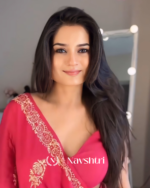 Pink Color 1 Minute Ready To Wear Mulmul Cotton Digital Printed Saree With Pocket - Image 7