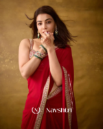 Excellent Red Rangoli Silk Saree With Inimitable Blouse Piece - Image 6